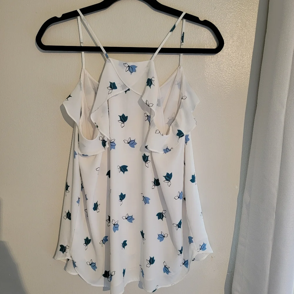 Ann Taylor Loft Flowy Floral Chiffon Camisole - Picture 6 of 9